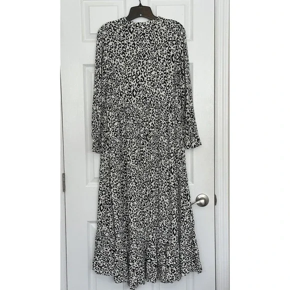Mare Mare Anthropologie Lynda Leopard Print Maxi Dress - Picture 11 of 15